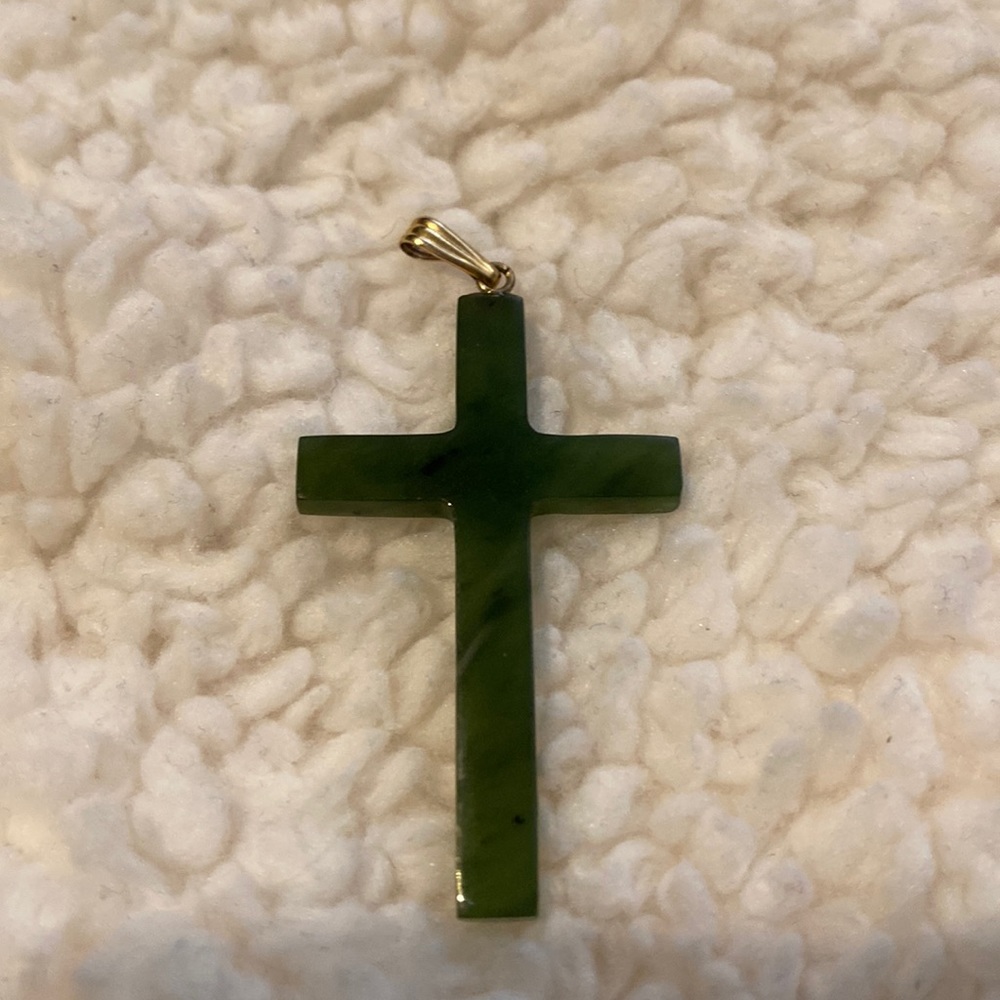 Green Cross Pendant